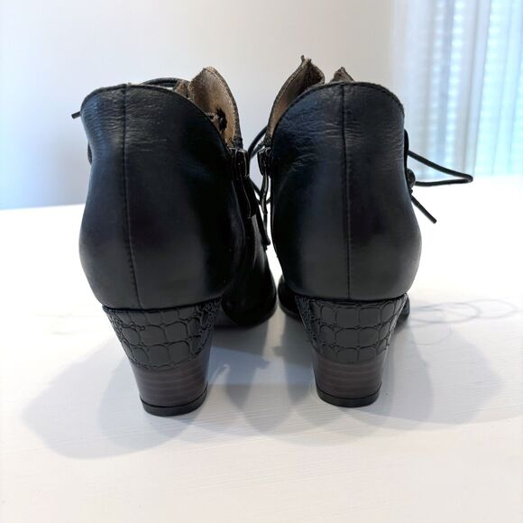 L’Artiste Women's Spring Step Juliane Black Ankle Boot Heels Steampunk 35‎ / 5 - Picture 6 of 12